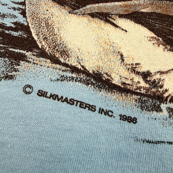 Vintage 1986 Screen Stars Best Mens XL Blue Canada Geese T Shirt Made USA - Picture 5 of 10